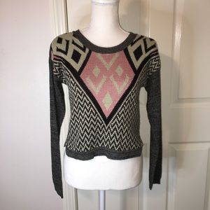 Say What? Cropped Sweater